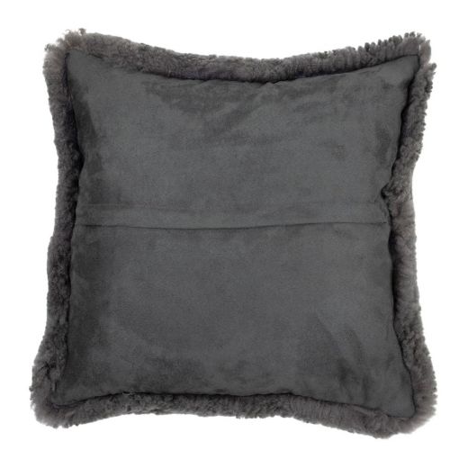 kissen neuseeland schaf grau 40x40cm*