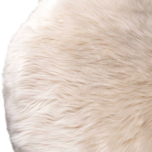 pouf new zealand sheep cream d45 h35 (ovis aries)