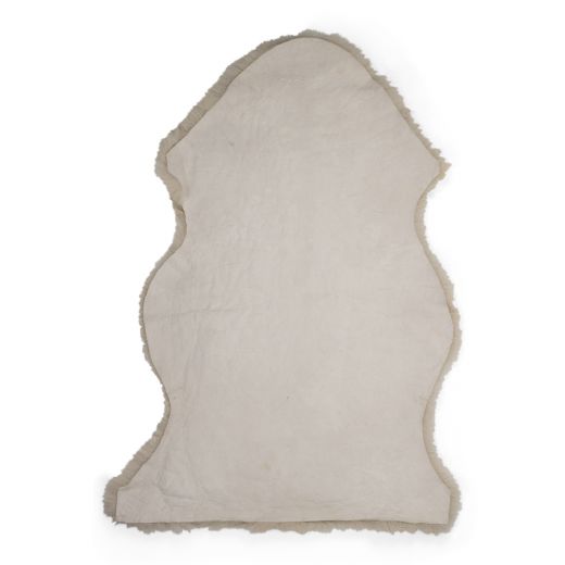 peau nouvelle-zélande mouton blanc cassé 100cm