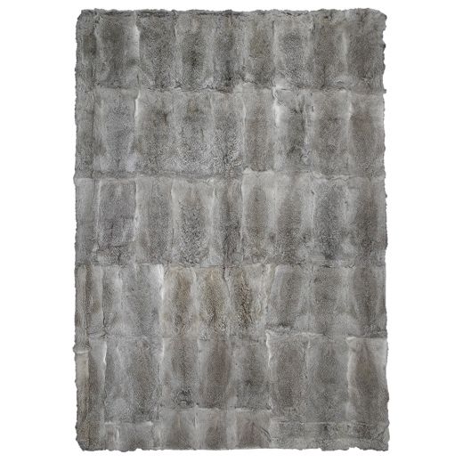plaid konijn grijs 130x160cm