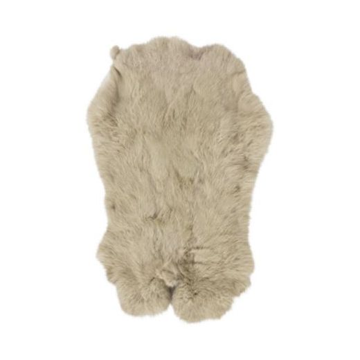 fur rabbit beige 40cm (oryctolagus cuniculus)