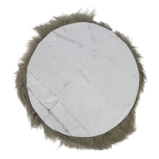 Stoelvachtje nieuw zeeland schaap rond taupe 40cm