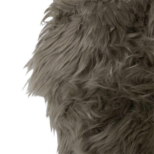 Stoelvachtje nieuw zeeland schaap rond taupe 40cm