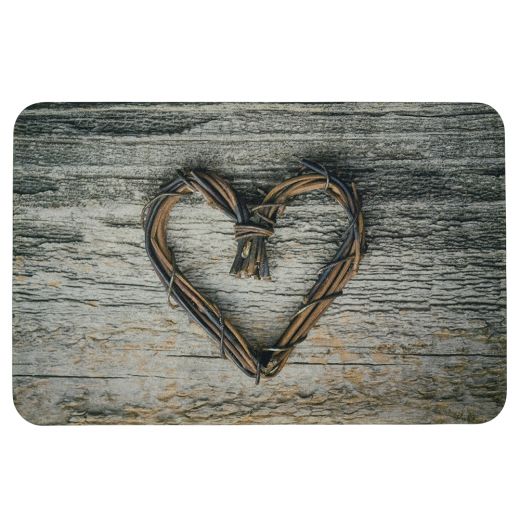 paillasson coeur rameaux 75x50cm