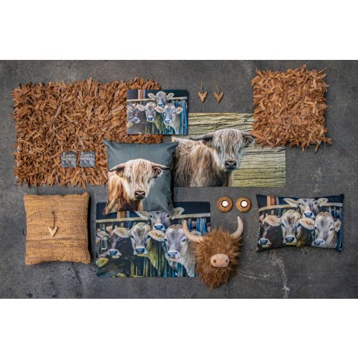 paillasson blonde montagnarde écossaise 75x50cm