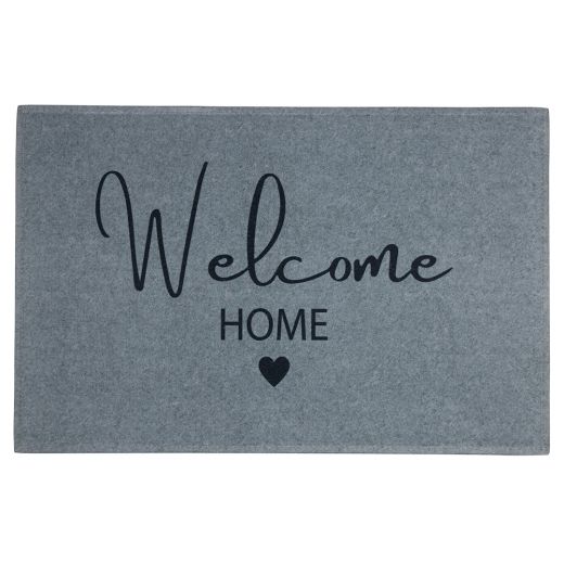 paillasson welcome home gris 75x50cm