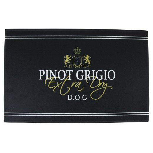 paillasson vin pinot grigio noir 75x50cm