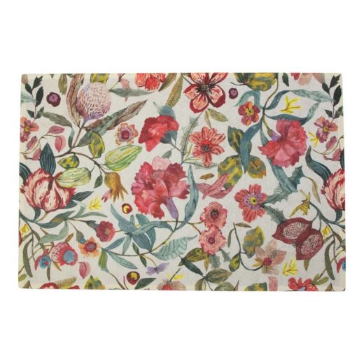 Paillasson Zara fleurs 75x50cm