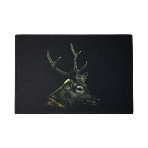 paillasson cerf noir 75x50cm