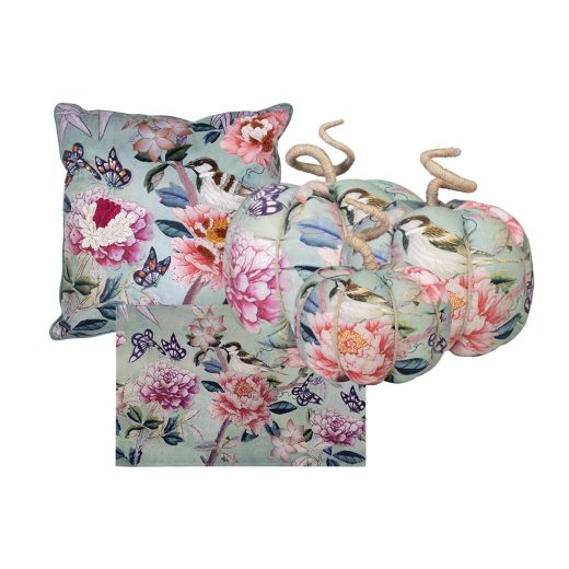 handgefertigt dekoration fleury kürbis schmetterlinge groß