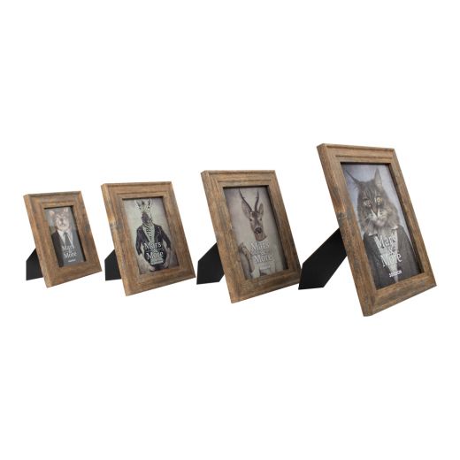 photo frame printed wood nature 20x25cm