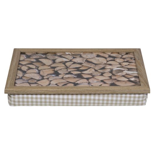 knietablett holz-kamin 43cm