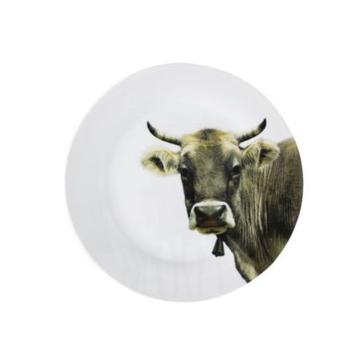 assiette vache suisse 27cm