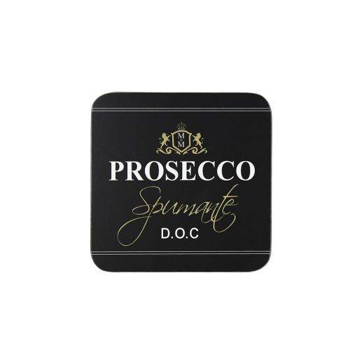 coaster vin prosecco noir 10x10cm  (6)