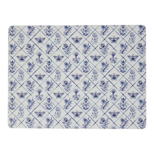 Placemat Delfts blauw 30x40cm (set van 4)