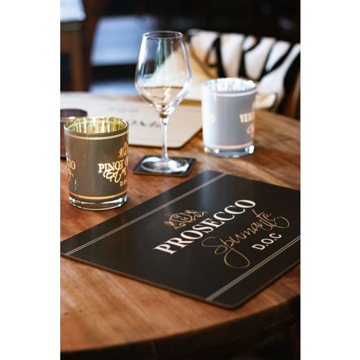 placemat wine prosecco black 30x40cm (4)