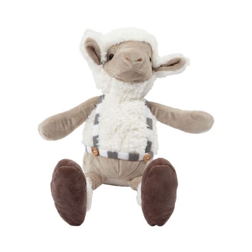 Mouton en peluche blanc 27cm