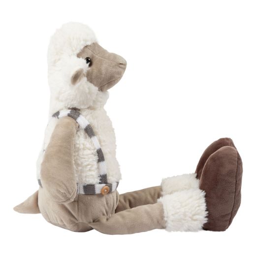 Mouton en peluche blanc 32cm