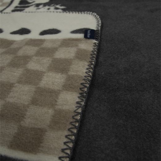 plaid bos grijs xl 150x200cm