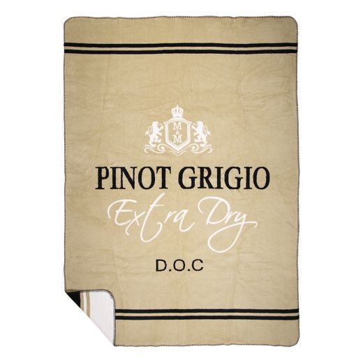 plaid wijn pinot grigio beige 150x200cm