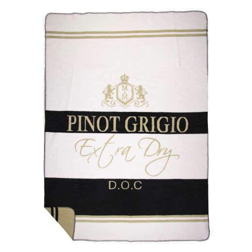 plaid wijn pinot grigio beige 150x200cm