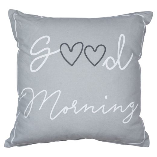 cœur coussin good morning 45x45cm*