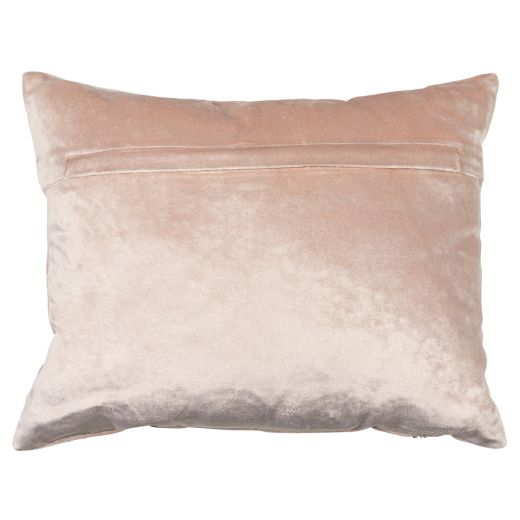 cushion velvet paisley blush pink 35x45cm*