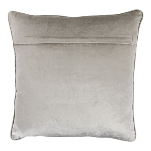 kussen fluweel taupe 45x45cm