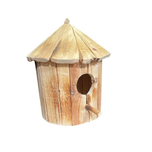 Vogelhuisje drijfhout h27 d20cm