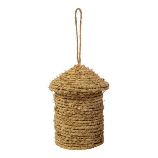 Vogelhuisje zeegras h25 d27cm