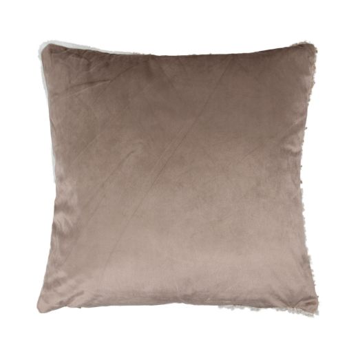 Cushion Patchwork teddy beige 45x45cm