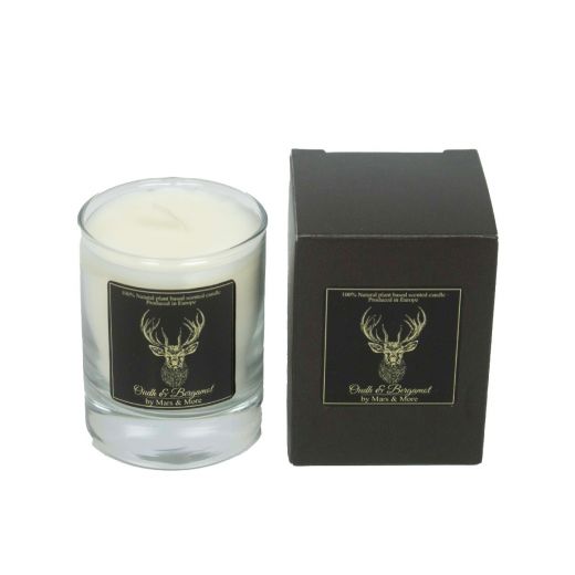 scented candle oudh bergamot h9 d8