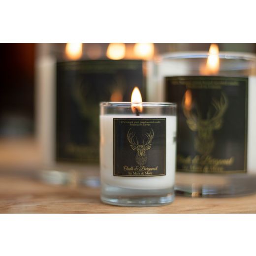 scented candle oudh bergamot h6 d4,5