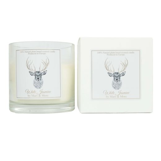 scented candle white jasmine h12 d12