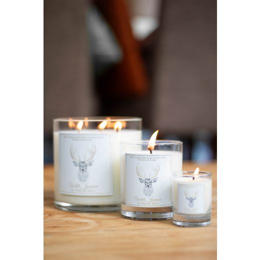 scented candle white jasmine h9 d8