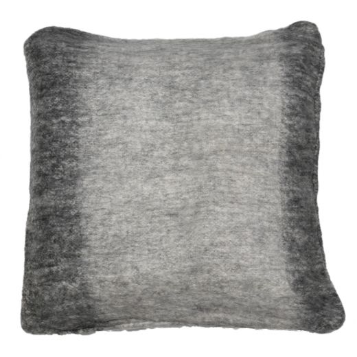 *kissen wolloptik gemischt grau 45x45cm*