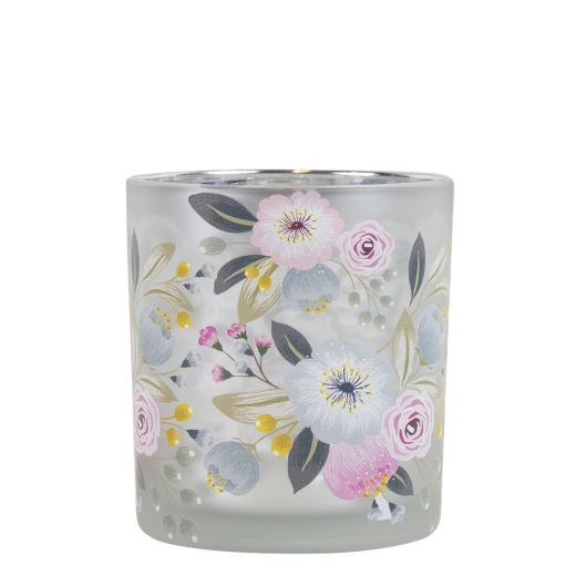 wind light glass wild flowers rose small 8cm*