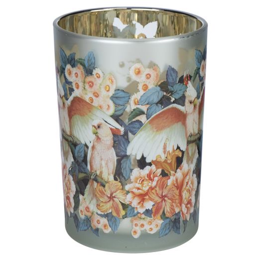 wind light glass cockatoo large 18cm
