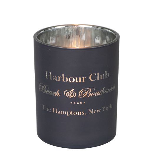 wind light glass harbour club grey medium 12cm*