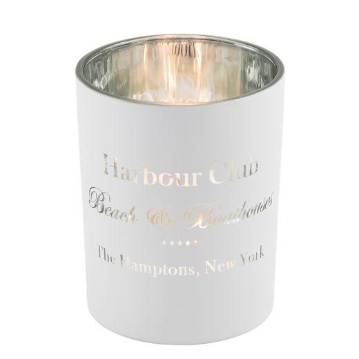 wind light glass harbour club white medium 12cm*