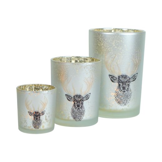 hurricane deer gold antlers small 8cm