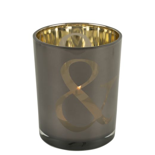windlicht & taupe medium 12cm