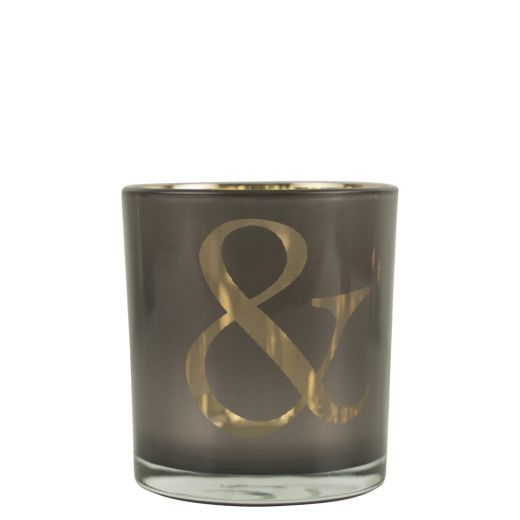 windlicht & taupe small 8cm