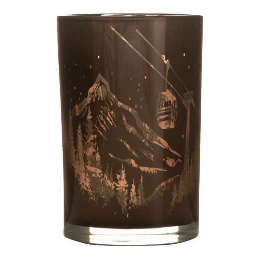 Tea Light holder ski lift beige 18cm