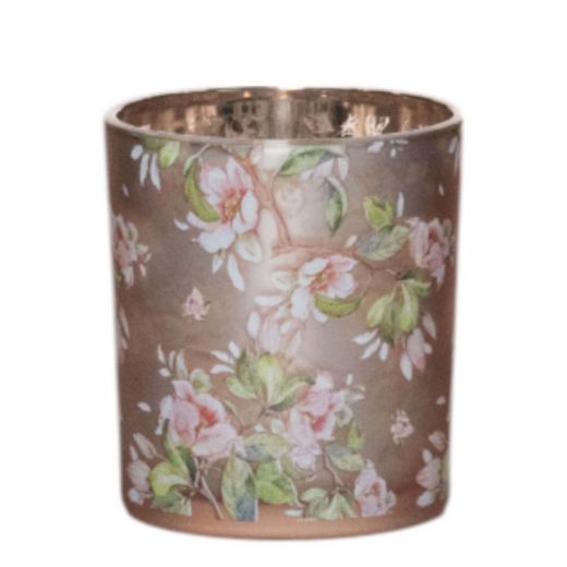 Tea Light holder magnolia small 8cm