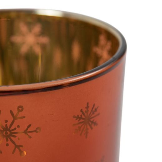 Tea Light holder snow mountains large 18cm