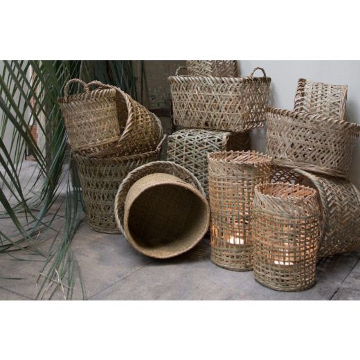 bamboo basket round (set of 3)*