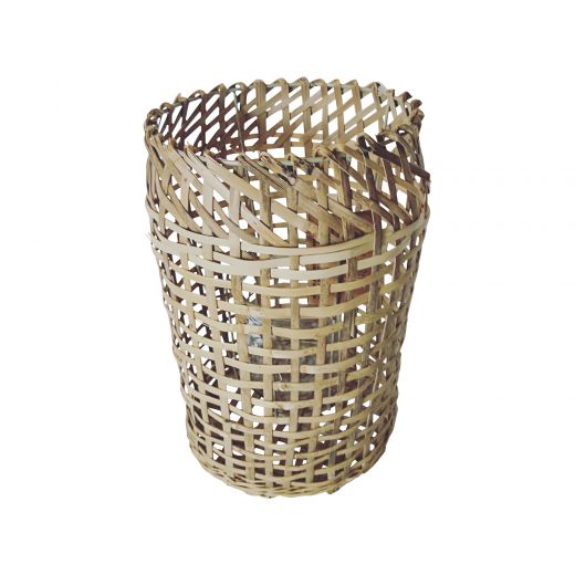 bambou photophore en verre vase 30cm*