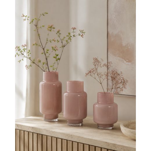 Vase Pien Solid Soft Pink h25 d17