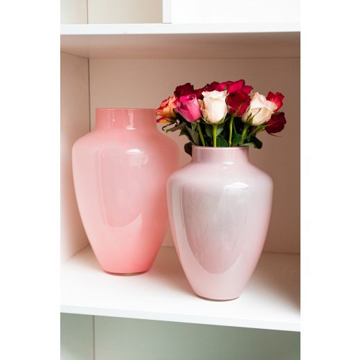Vase Olaf Solid Soft Pink h30 d21 Top 11cm
